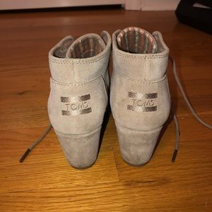 TOMS wedge booties